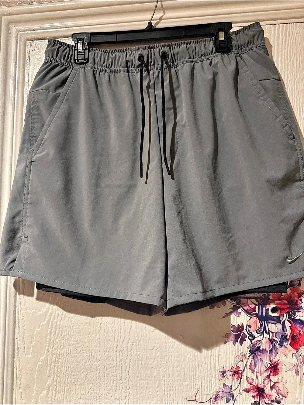 Nike Dri-FIT Stride 2-in-1 Running Shorts Gray